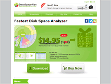 Tablet Screenshot of diskspacefan.com